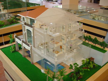 1/30 Skala Arsitektur Model Rumah / Model 3d Interior Dengan Angka Furniture