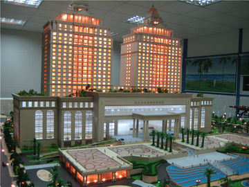 Bangunan Model Arsitektur Lingkungan Untuk Hotel, 3d Print Mini Model