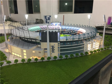 Stadion Ho Scale Maquette Dengan Cahaya, Model Stadion Sepak Bola Miniatur